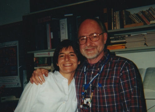 Adrienne Diercks and George Roberts smiling.