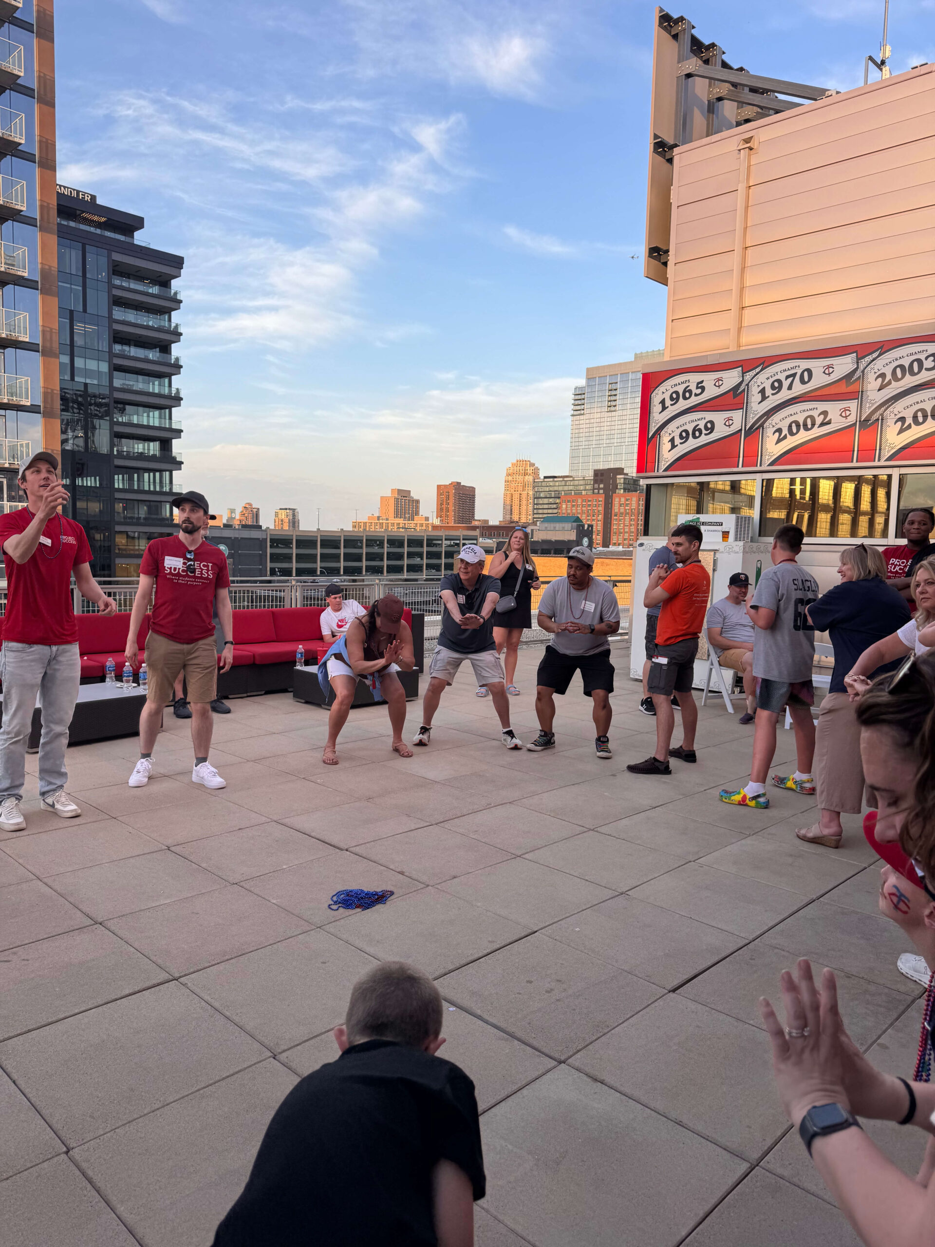Pitch and catch game.