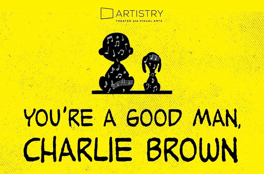 Charlie Brown and Snoopy silhouettes